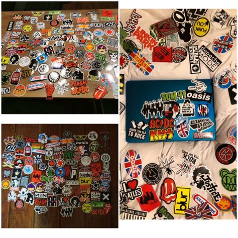 Pcs Pack Punk Rock Band Music Stickers Waterproof Set For Etsy