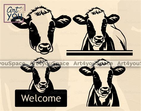 Buy Jersey Cow SVG, DXF, PNG – Art4youSpace