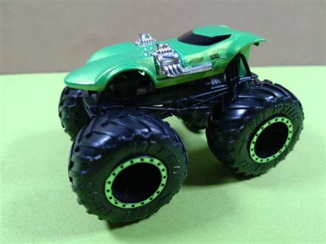 Hot Wheels Monster Jam Monster Truck Twin Mill Vert M Tal Moul Sous Pression Tr S Bon Tat