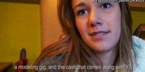Real Amateur Czech Girl Flashes And Pussy Banged For Cash Porn Videos