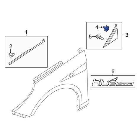 Hyundai OE 823152P000 - Lower Door Interior Trim Panel Retainer