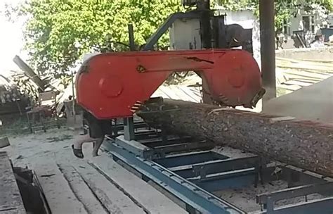 Пиление древесины ленточными пилами