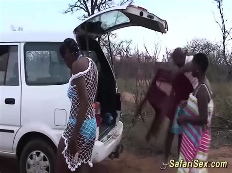 Wild Outdoor African Fuck Party