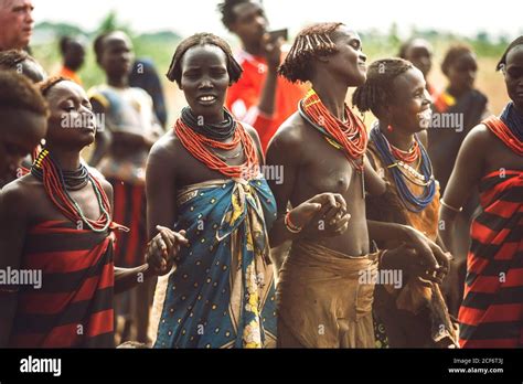 Omo Valley Ethiopia November 09 2018 Women From Dassanech Tribe