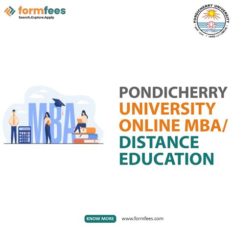 Pondicherry University Online MBA Distance Education Formfees