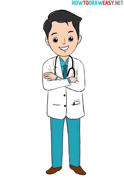 How To Draw A Doctor Easy How To Draw Easy