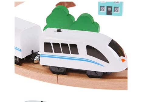 Wood mom Электропоезд на батарейке для деревянной железной дороги | отзывы