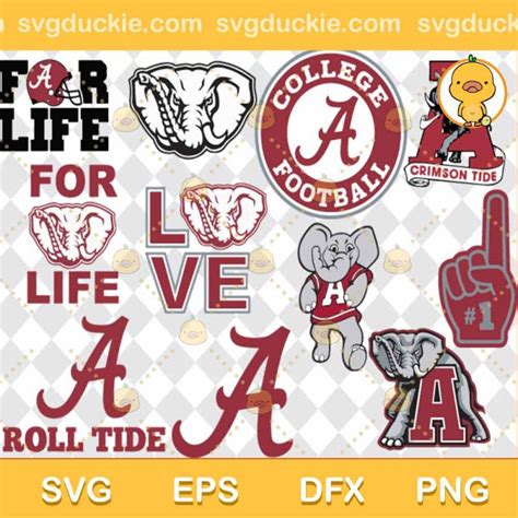 Alabama Crimson Tide SVG, University Of Alabama SVG PNG