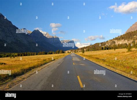 Going To The Sun Road Glacier National Park Montana Usa North