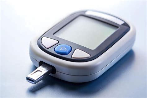 Premium Photo | A closeup of a glucose monitoring device such as a ...