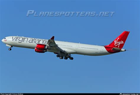 G VEIL Virgin Atlantic Airbus A340 642 Photo By Brian Chidlow ID