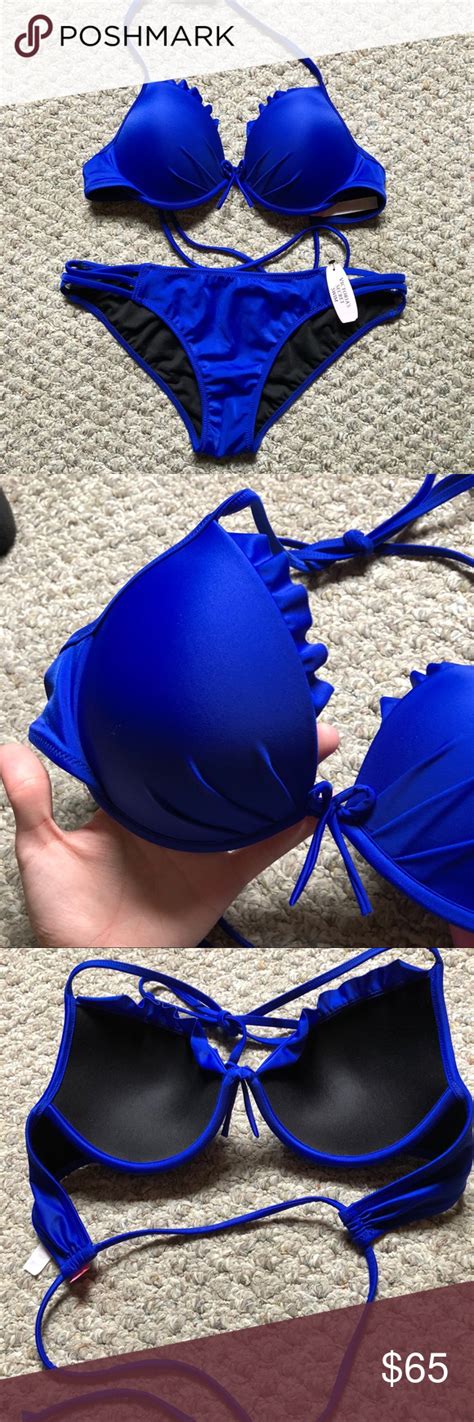 Victorias Secret Royal Blue Bikini Set Blue Bikini Set Royal Blue My Xxx Hot Girl