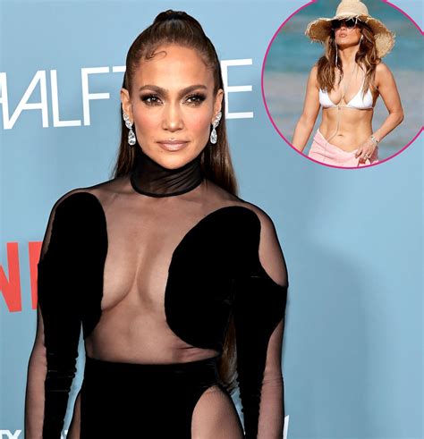 Jennifer Lopez Flaunts Her Toned Abs In White Bikini During St Barts Holiday Vacation