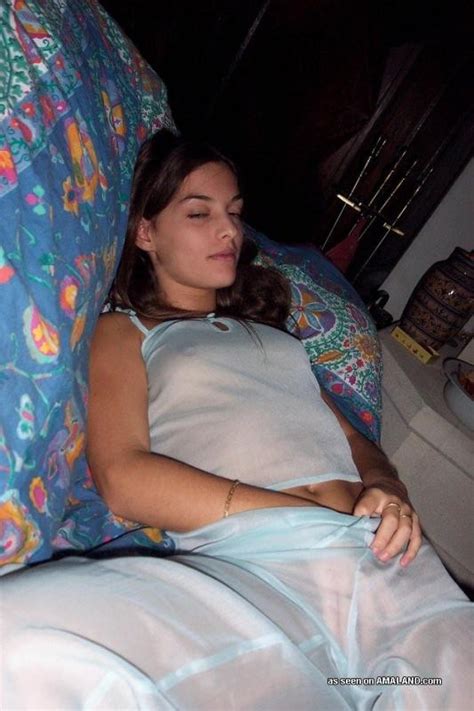 Gallery Of A Horny French Chick Masturbating In Bed Porn Pictures XXX Photos Sex Images