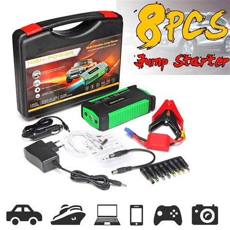 Multi Function Jump Starter Portable 68800mAh 4 USB Car Power Supply ...