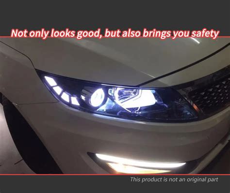 Led Headlight Mod Upgraded Oem Positioning Lamps Photo Kia