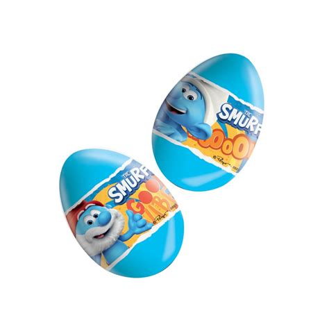 The Smurfs Chocolate Egg 20g Zaini Velkoobchod S Cukrovinkami