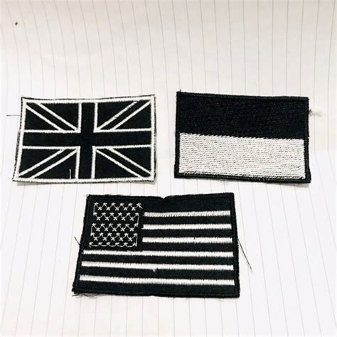 Jual Patch Bordir Bendera Negara Hitam | Shopee Indonesia