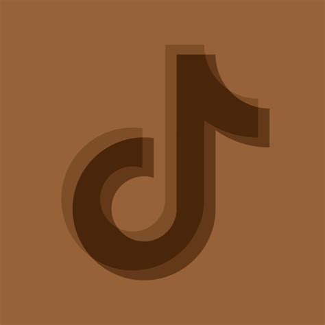 Logo Brown App Icons Aesthetic Foptcolor