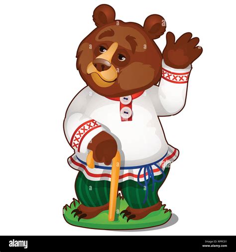 Russian bear cartoon hi-res stock photography and images - Alamy