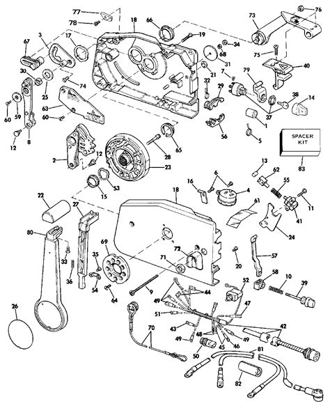 Remote Control Evinrudejohnsonomc Outboard Motor Parts Vans