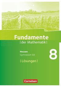 Fundamente Der Mathematik Schuljahr Hessen Arbeitsheft Mit