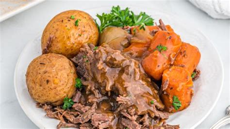 Slow Cooker Venison Roast - Eating on a Dime