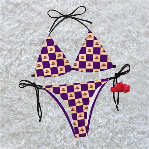Crown Royal Checkerboard Triangle Beach Bikini Tw Hearthtops Store