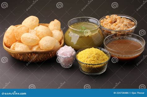 Indian Traditional The Chat Food Stock Photo Image Of Khatta