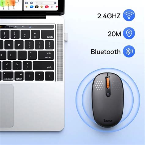Baseus F01B Tri-Mode Wireless Mouse - Gadget99