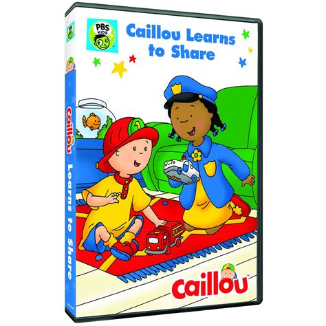 Inspired By Savannah Now Available On Dvd Caillou Learns To Share