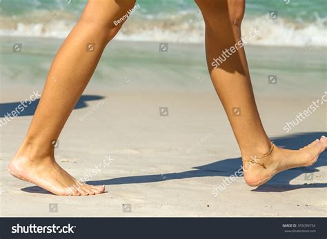 Walkbeing Closeup Sexy Tanned Naked Shaved Stock Photo Edit Now