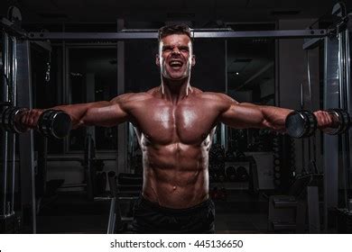 Muscular Shirtless Mature Older Bodybuilding Athlete Stock Photo 1607344120 Shutterstock