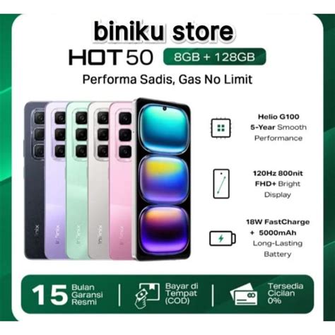 Jual Infinix Hot Nfc Garansi Resmi Bnib Fresh No Repack Shopee Indonesia