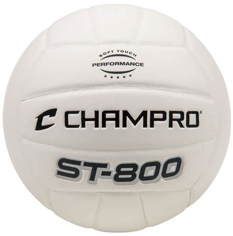 Champro Soft Touch Pro Performance Volleyball White Vbst800