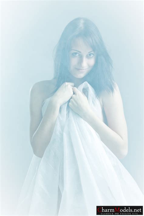 Brunette Vixen Posing Naked In Smoke XXX Dessert Picture