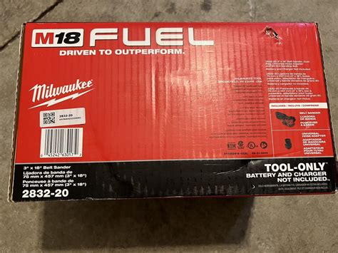 Milwaukee 2832-20 M18 FUEL 18V 3 x 18 Cordless Li-Ion Belt Sander (Tool ...