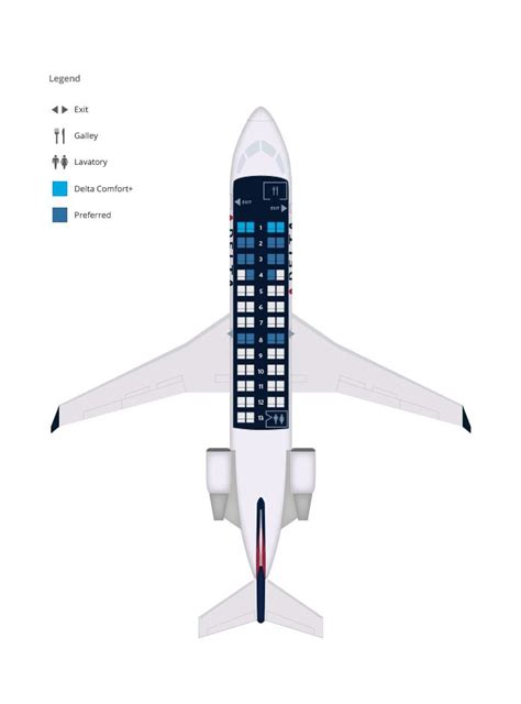 Crj 200 Airplane Seating Di 2020