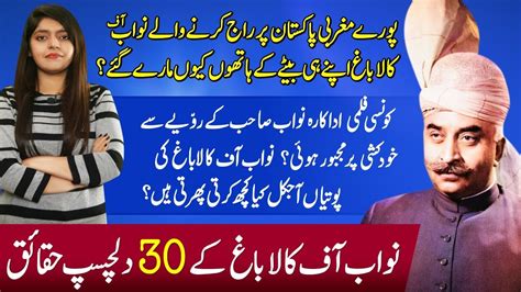 top  interesting facts  nawab  kalabagh malik amir mohammad