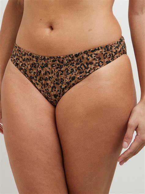 Maillot De Bain Culotte Midi Mambo RougeGorge Lingerie Marron Caramel Kiabi