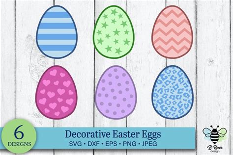 Easter Egg Layered SVG Bundle 3D Easter Egg SVG