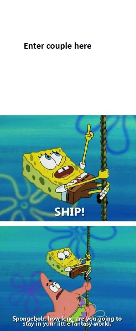 Spongebob ship meme by Bry-Guy on DeviantArt