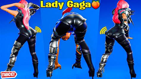 New Fortnite Lady Gaga Skin Showcase Thicc 🍑😍 Top Tiktok Emotes And Dances 😘 Icon Series Outfit