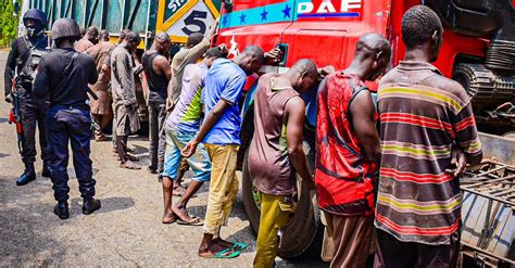 Nscdc Arrest Suspected Rail Tracks Vandals In Plateau Guardian