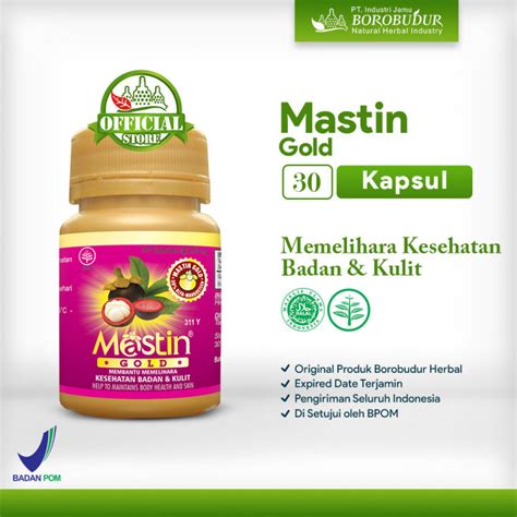 Borobudur Herbal Mastin Gold 30 Kapsul Membantu Memelihara Kesehatan