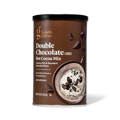 Double Chocolate Flavored Hot Cocoa Mix Oz Good Gather Hot Cocoa Mixes Chocolate
