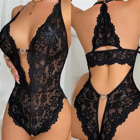 Costume De Batterie Sexy Pour Femme Soutien Gorge Ouvert Sous V Tements Sans Entrejambe Lingerie