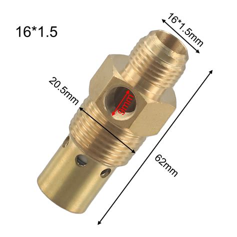 Kajove Brass Check Valve Air Compressor Male Threaded For Air