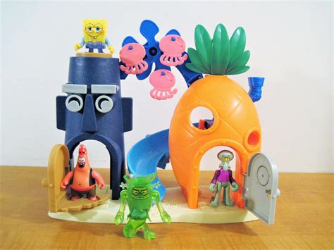Spongebob Squarepants Bikini Bottom Playset Figures Fisher Price