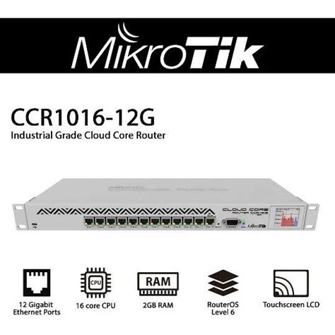 Jual Mikrotik CCR1016 12G Cloud Core Router Di Lapak Surabayawireless